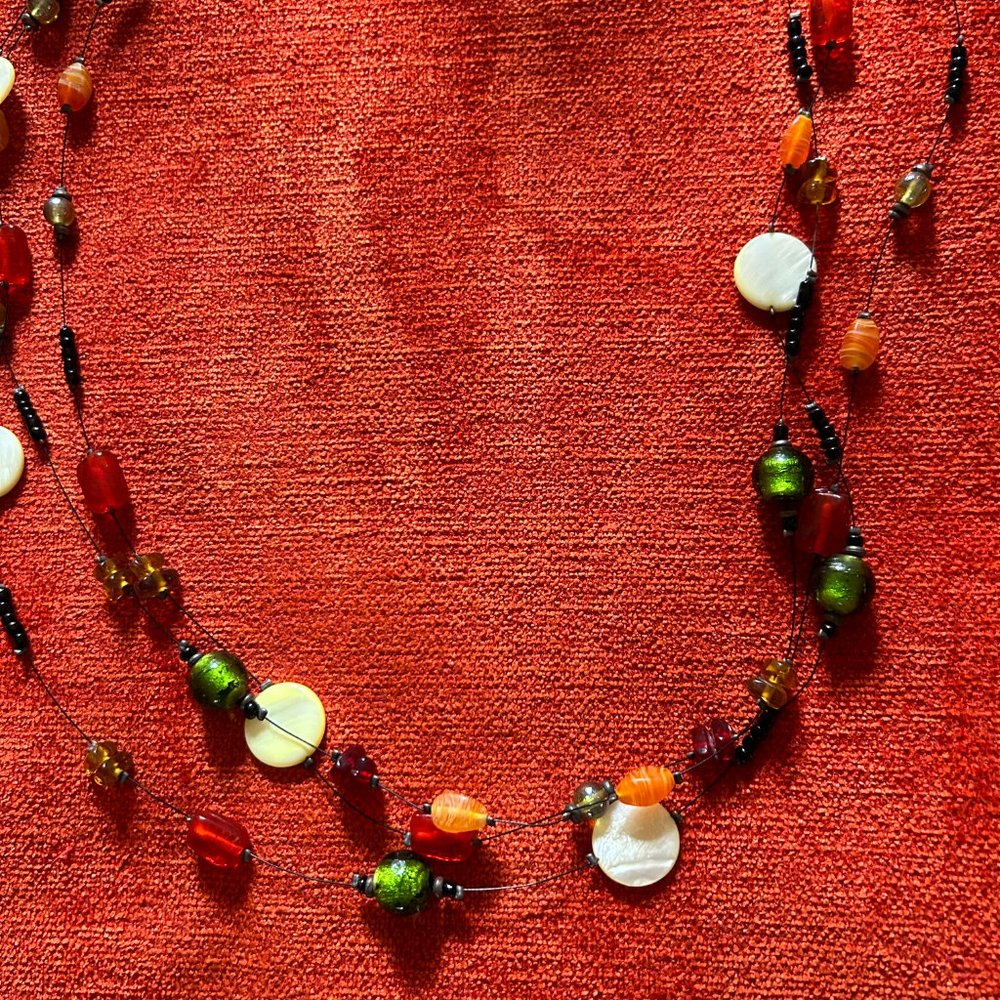 Chicos Multicolor Beaded Necklace - Picture 2 of 9
